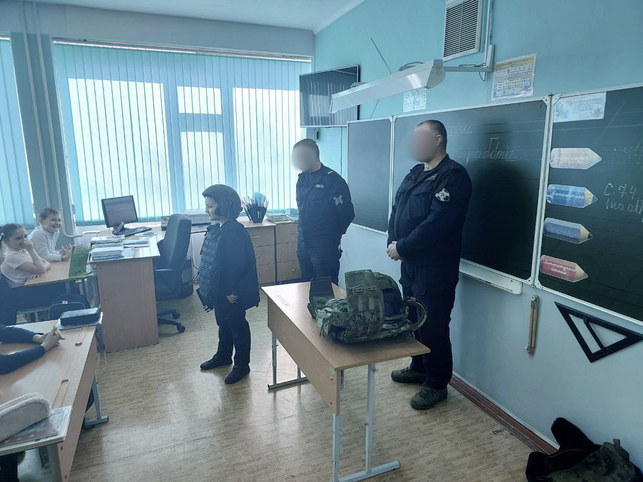 В 3Д классе прошел урок мужества.